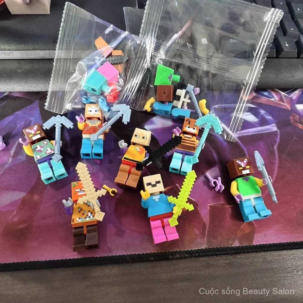 My Building Block Nhân vật hành động thế giới Tương thích với Lego Building Block Toy Man Assembly M