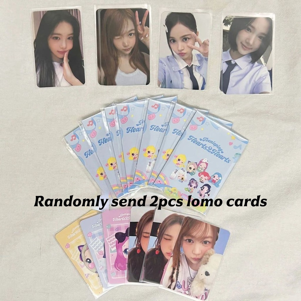 2-50 chiếc H2H Hearts2Hearts FOCUS Lomo Cards The Chase Makestar Soundwave POB Photocard CARMEN JIWO