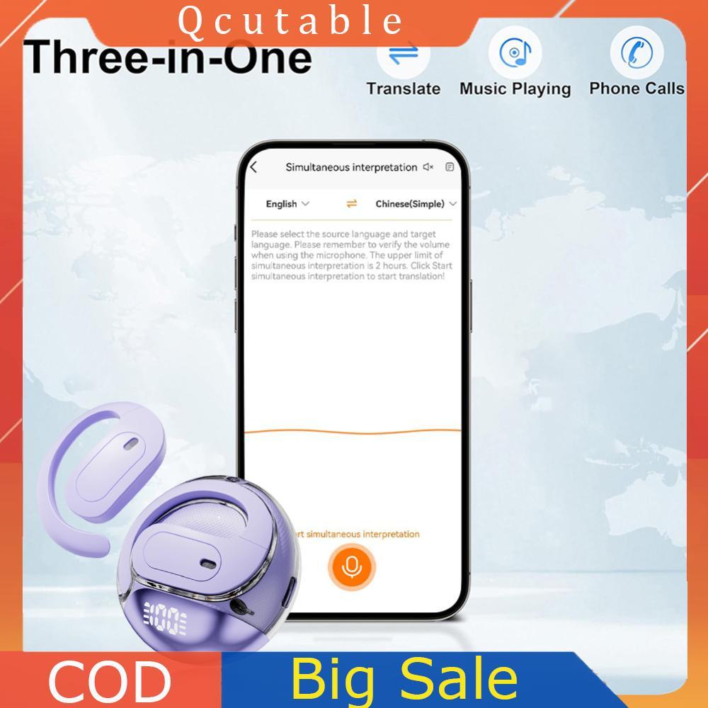 Tai nghe dịch BT không dây 144 ngôn ngữ Ai Translating Earbuds Tai nghe AI Translator Tai nghe dành 