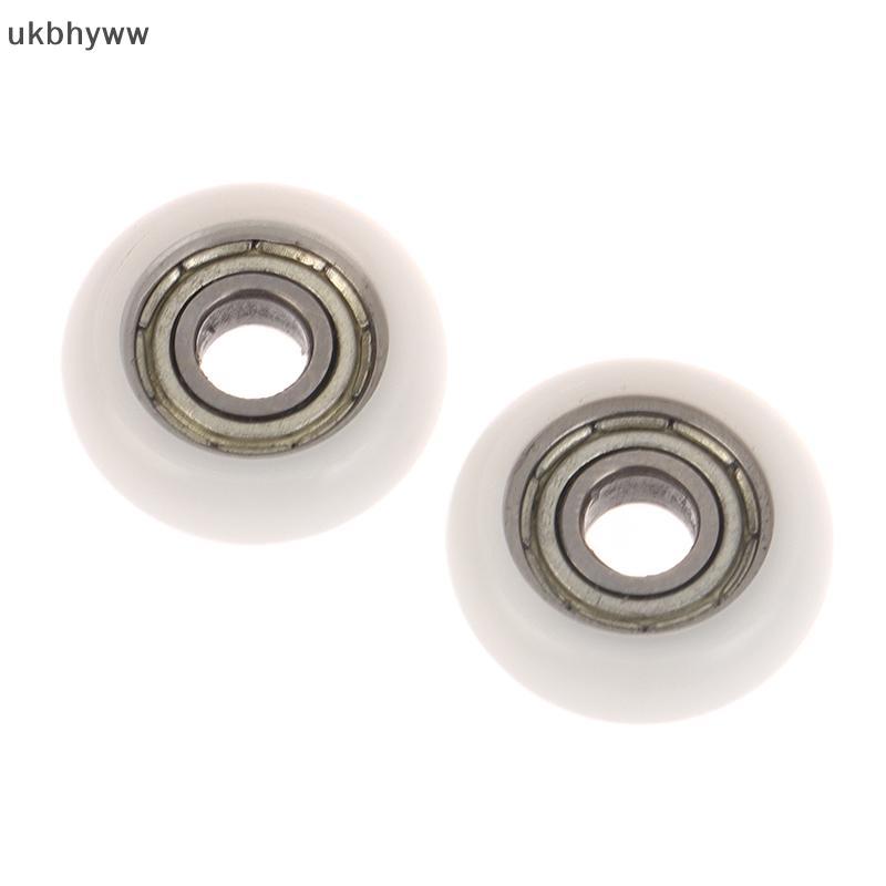 Null 2 Chiếc 695ZZ 5x18x6mm POM Nylon Vòng Loại Con Lăn Bánh Xe POM Bọc 695ZZ Mang Ròng Rọc Bánh Xe 