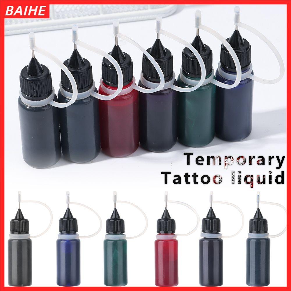 BAIHE Tattoo Ink Ấn Độ Henna Không Đau DIY Body Art Paint