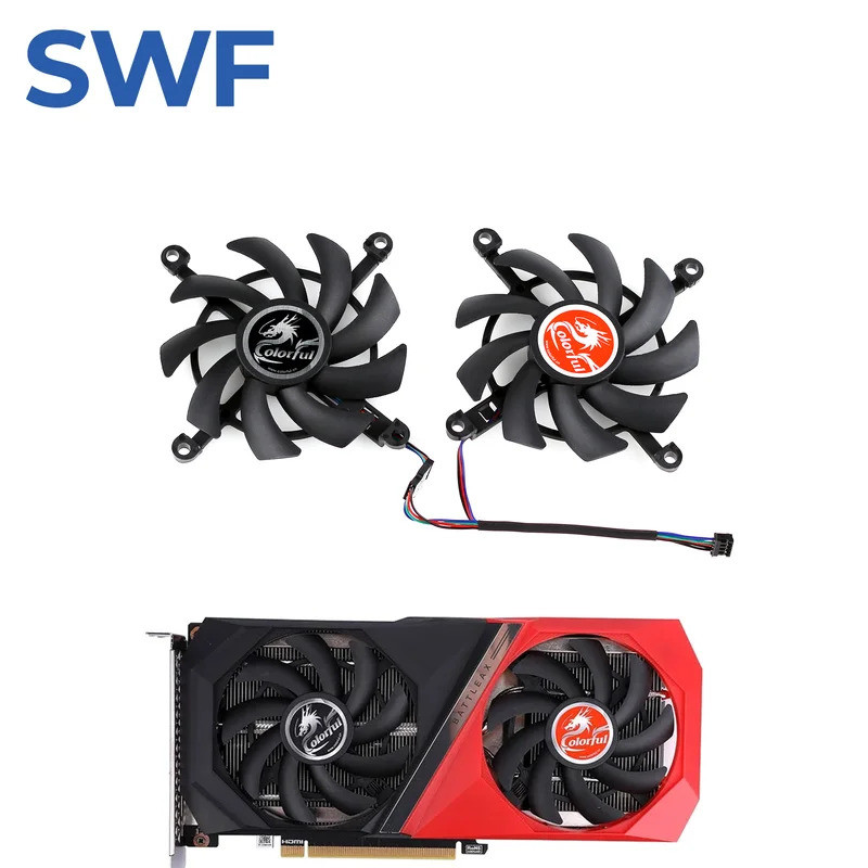 85MM RTX 3060 Ti Quạt Làm Mát Thay Thế Cho Nhiều Màu Sắc RTX 3060 3050 Ti NB DUO 12G V2 L-V Card Đồ 
