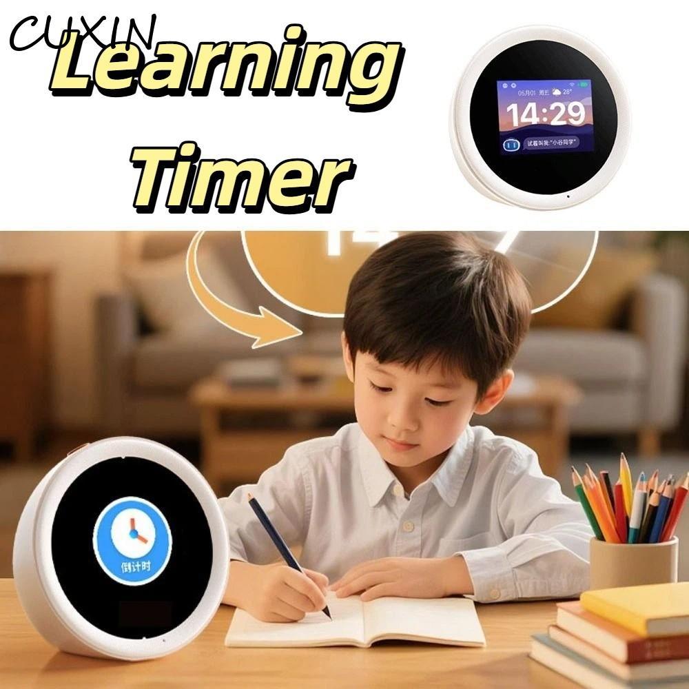 Loa AI CUXIN, Đối thoại AI Thực hành bằng miệng Đồng hồ báo thức thông minh N2, Loa hẹn giờ Tự kỷ lu