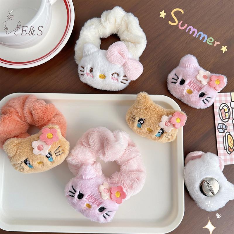 Scrunchies Hello Kitty Kawaii Sanrio - Dây buộc tóc co giãn