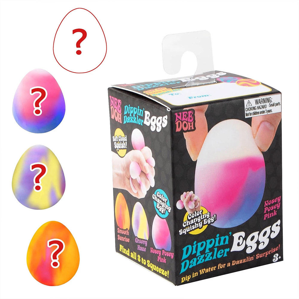 1PC NeeDoh Dippin Dazzler Eggs Nosey Posey Pink Easter New In Hand Ships Fast