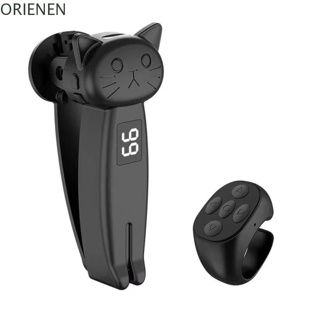 ORIENEN Electric Auto Page Turner, Tắt tiếng Thiết bị bấm ngón tay tương thích Bluetooth, Mini ABS Q