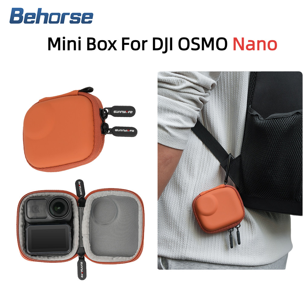 Ốp Mini Di Động Cho DJI Osmo Nano, Vỏ PU Chống Sốc Thân Túi Bảo Quản Hộp Đựng Cho DJI Osmo Nano Came