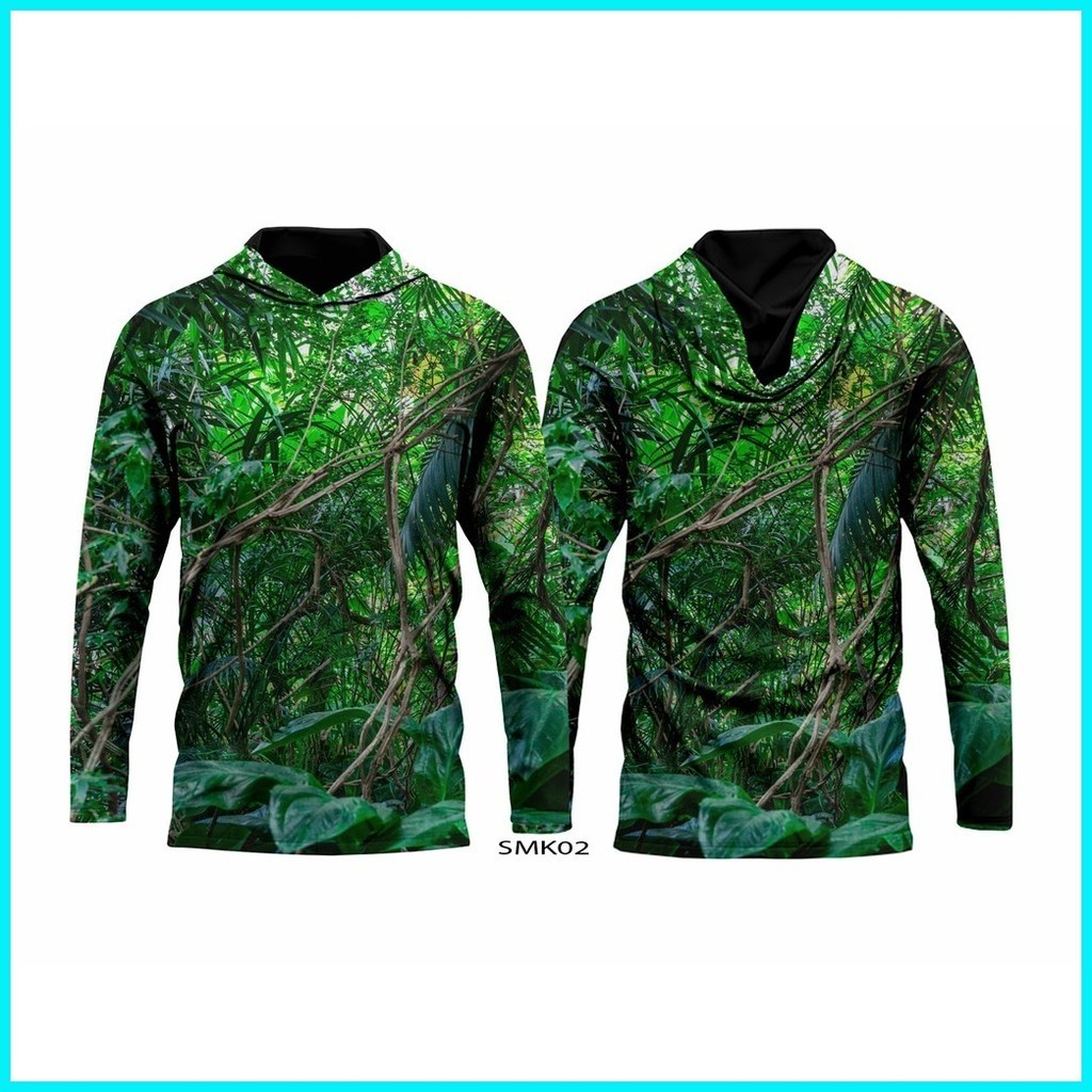 Áo hoodie săn bắn CAMO Áo hoodie lá xanh vô hình