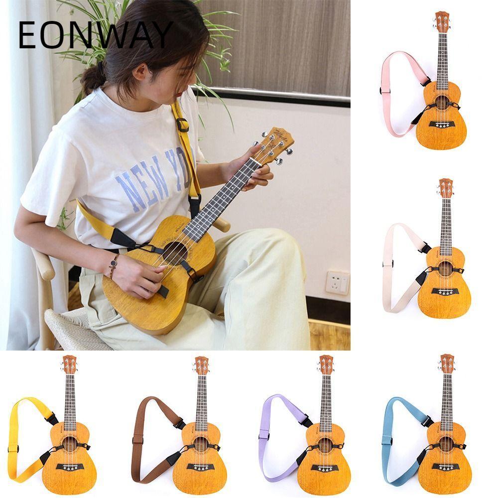 Phụ kiện đàn Guitar EONWAY Dây đeo Nylon 7 màu có móc có dây đai có thể điều chỉnh
