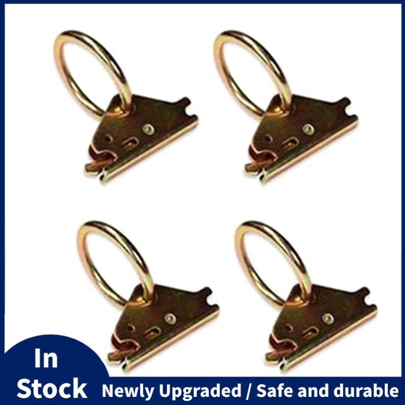 4 Gói Thép E-Track O-Ring Tie-Down Neo cho E-Track Tie-Down Hệ thống Hàng hóa an toàn trong Xe kéo p