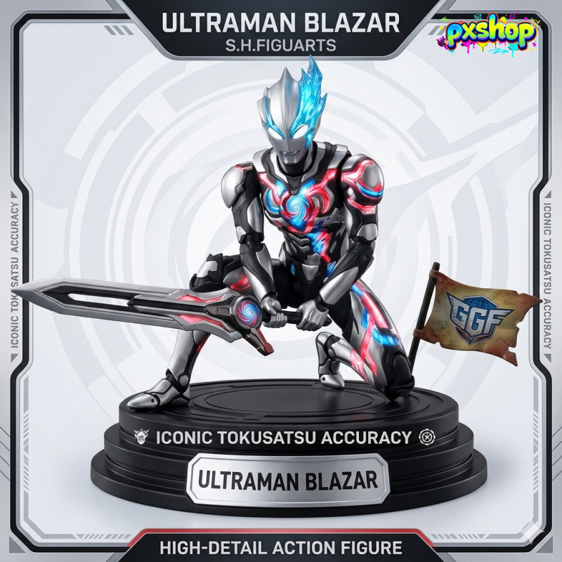 Mô Hình Ultraman Noa SHF Khớp Linh Hoạt - Siêu Anh Hùng Ultra Series Bản Kim Loại - Đồ Chơi Anime Ca