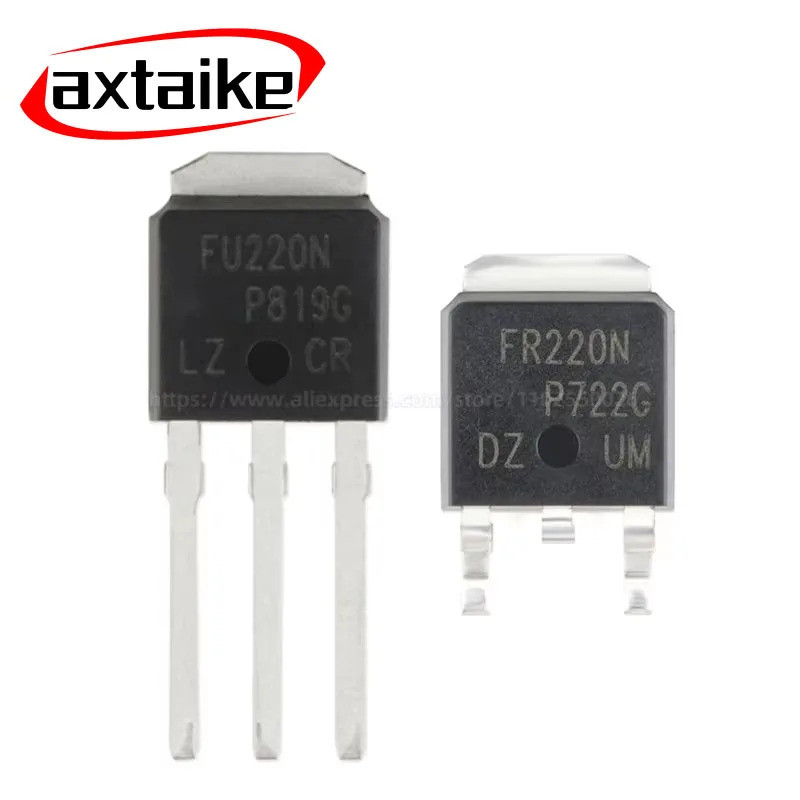 10 CHIẾC IRFU220NPBF FU220N TO-251 IPAK IRFR220NTRPBF FR220N IRFR220N TO-252 DPAK 5A 200V N-Channel 
