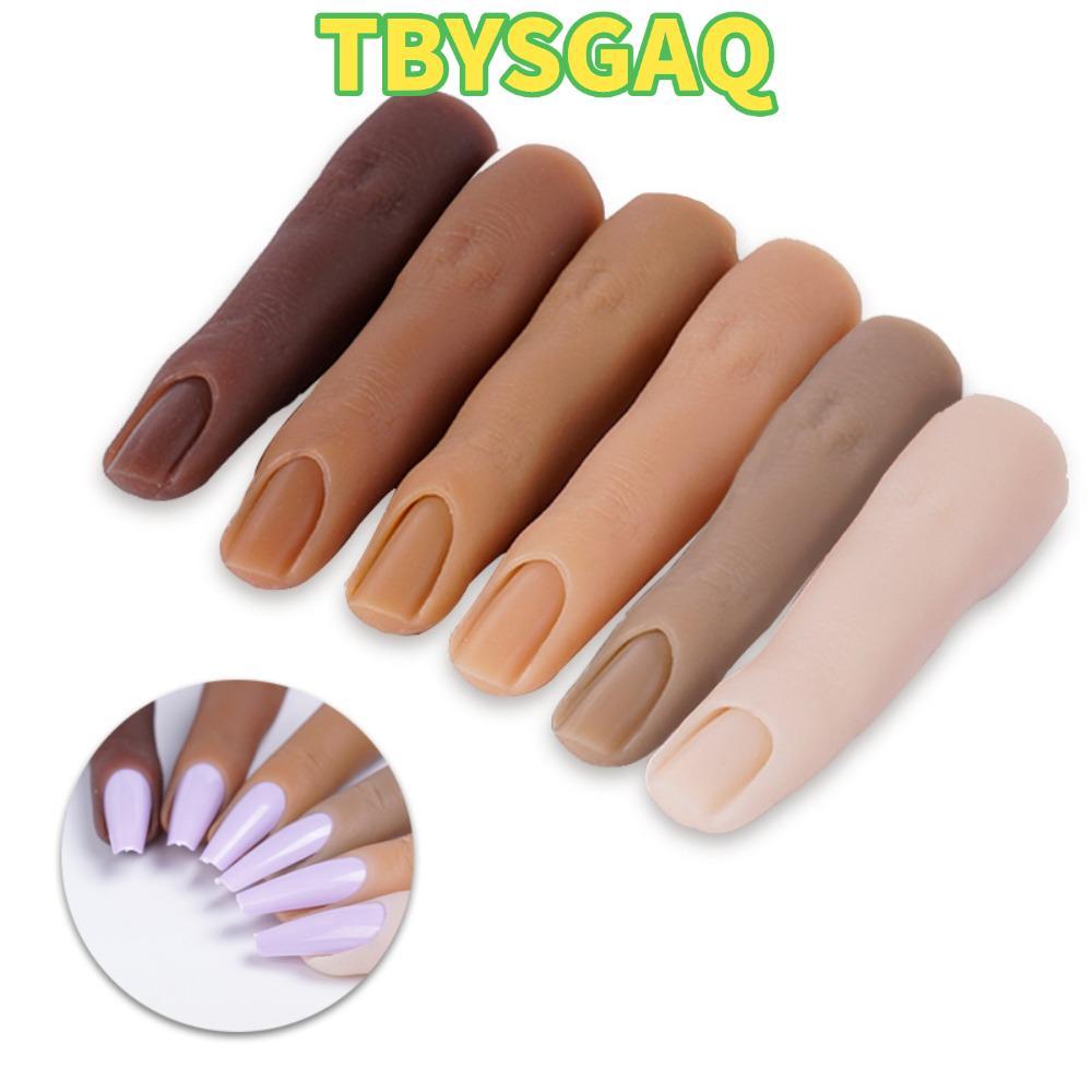 TWYSGAQ 1 Cái Ngón Tay Giả 6 Màu 8cm Gel Mẫu Thực Hành Ngón Tay Giả
