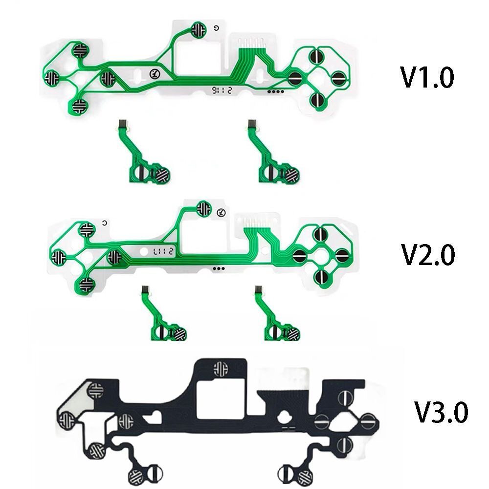Chính Hãng PS5 Tay Cầm Dẫn Điện Keo PS5 Tay Cầm Phim L R Nút Chữ Thập Chức Năng Nút Cáp Phẳng PS5 Bả