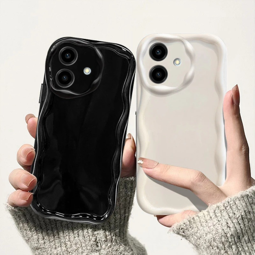 Ốp Lưng Mềm TPU Sóng Trong Suốt Cho OPPO A3 4G Ốp Lưng Điện Thoại OPPO A3x 5G OPPO A40 A40M A5i A60 