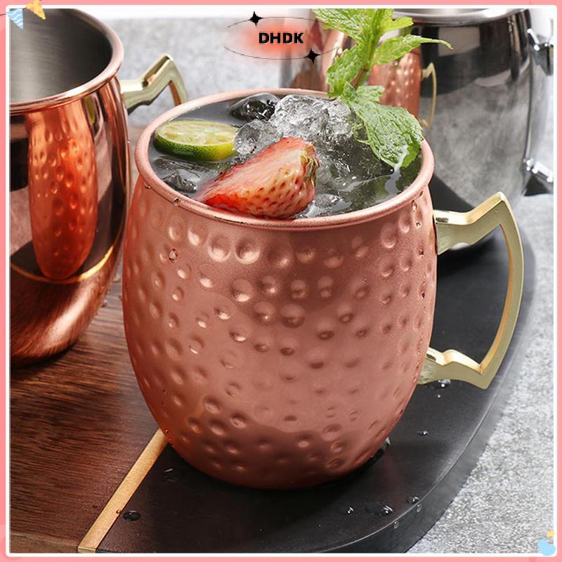 DHDK Thép không gỉ Moscow Mule Mug 530ml cho Bia Cotail Milk Bar Drinkware OTB