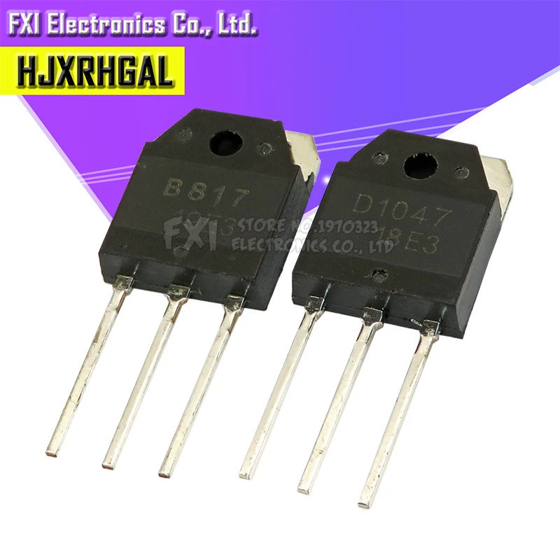 5 chiếc 2SD1047 D1047 2SB817 B817 khuếch đại âm thanh ống chính hãng