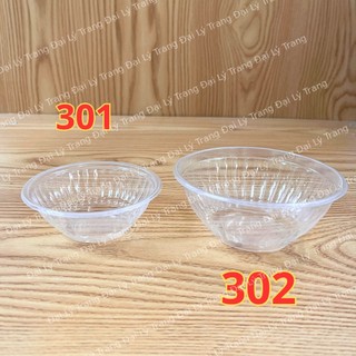 ( KÈM COMBO ) Chén Nhựa 301 - 302 Tiện Lợi Đựng Chè , Rau Câu , Flan , Tương Sốt _ SỈ 500 CÁI