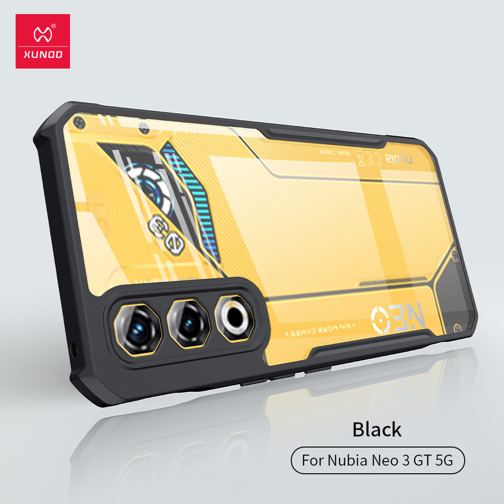 Dành cho Nubia Neo 5 Pro Ốp lưng XUNDD Túi khí PC trong suốt chống sốc + Vỏ bảo vệ Camera TPU