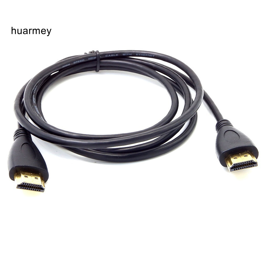 HUARMEY 1m 1080P Độ Rõ Cao HDMI Tương Thích V14 Nam Sang Nam Cáp Chuyển Đổi Video Dây Cho TV DVD Màn