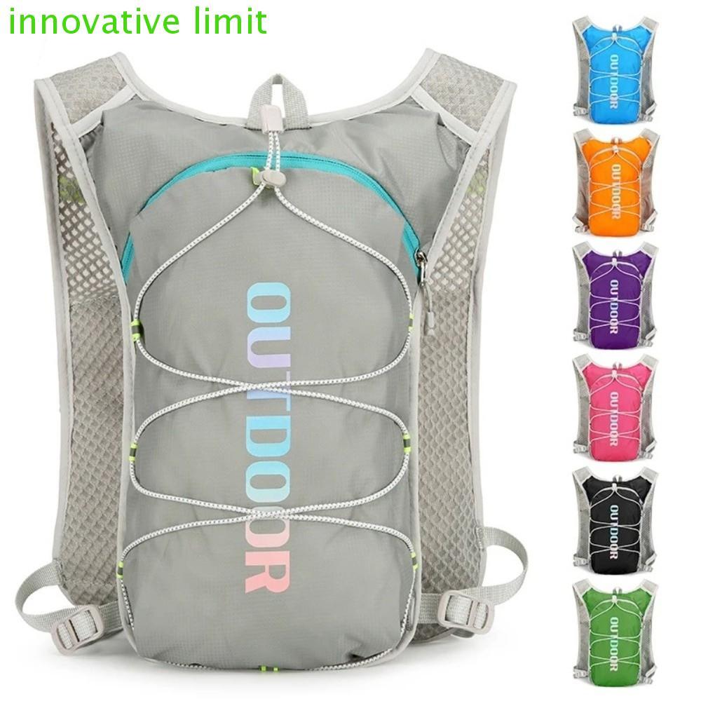 DYRUIZA Running Hydration Vest, Nhiều túi Gói dưỡng ẩm chống thấm nước, Thiết bị thể thao Tiện lợi t