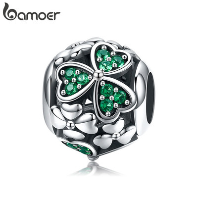 Bamoer Charm Clover Mặt dây chuyền DIY - Quà Tặng Thời Trang Cho Nữ