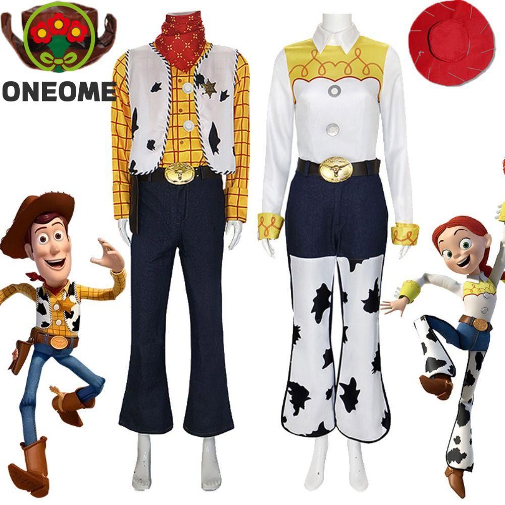 ONEOME Jessie Trang Phục Hóa Trang, Hiệu Suất Sân Khấu Halloween Trang Phục Hóa Trang Woody, Cao Bồi