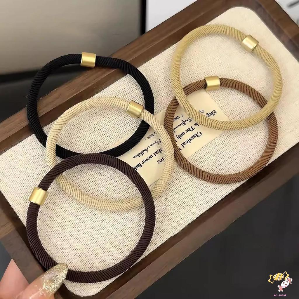 10 Chiếc Dây Buộc Tóc Dây Buộc Tóc Bện Xoắn Đuôi Ngựa Dây Buộc Tóc Đầu Cho Dày Xoăn Tạo Kiểu Tóc