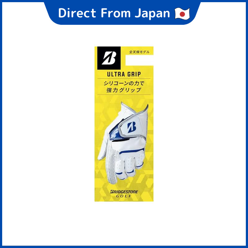 BRIDGESTONE Golf Glove ULTRA GRIP White/Blue 22cm Men's GL2505WB22