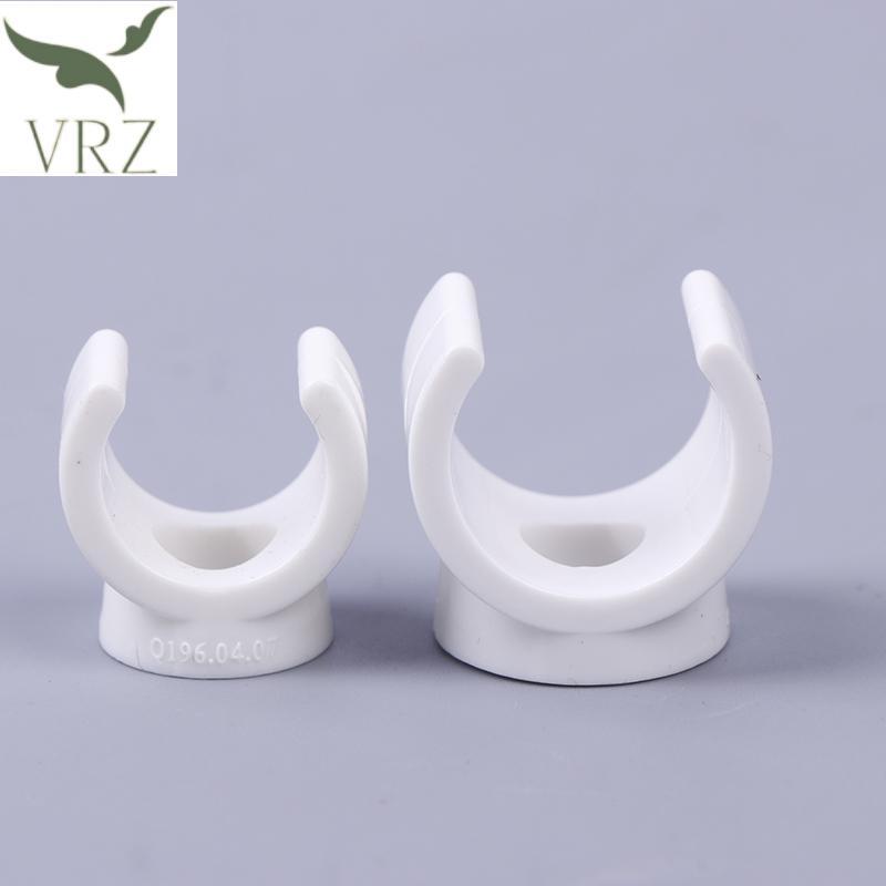 VRZ 20 Chiếc 20 Mm PVC Kẹp Nước Kẹp Đầu Nối Phù Hợp Cho 0.5 / 0.79 Inch OD TV Khay Ống Móc Treo Ống 