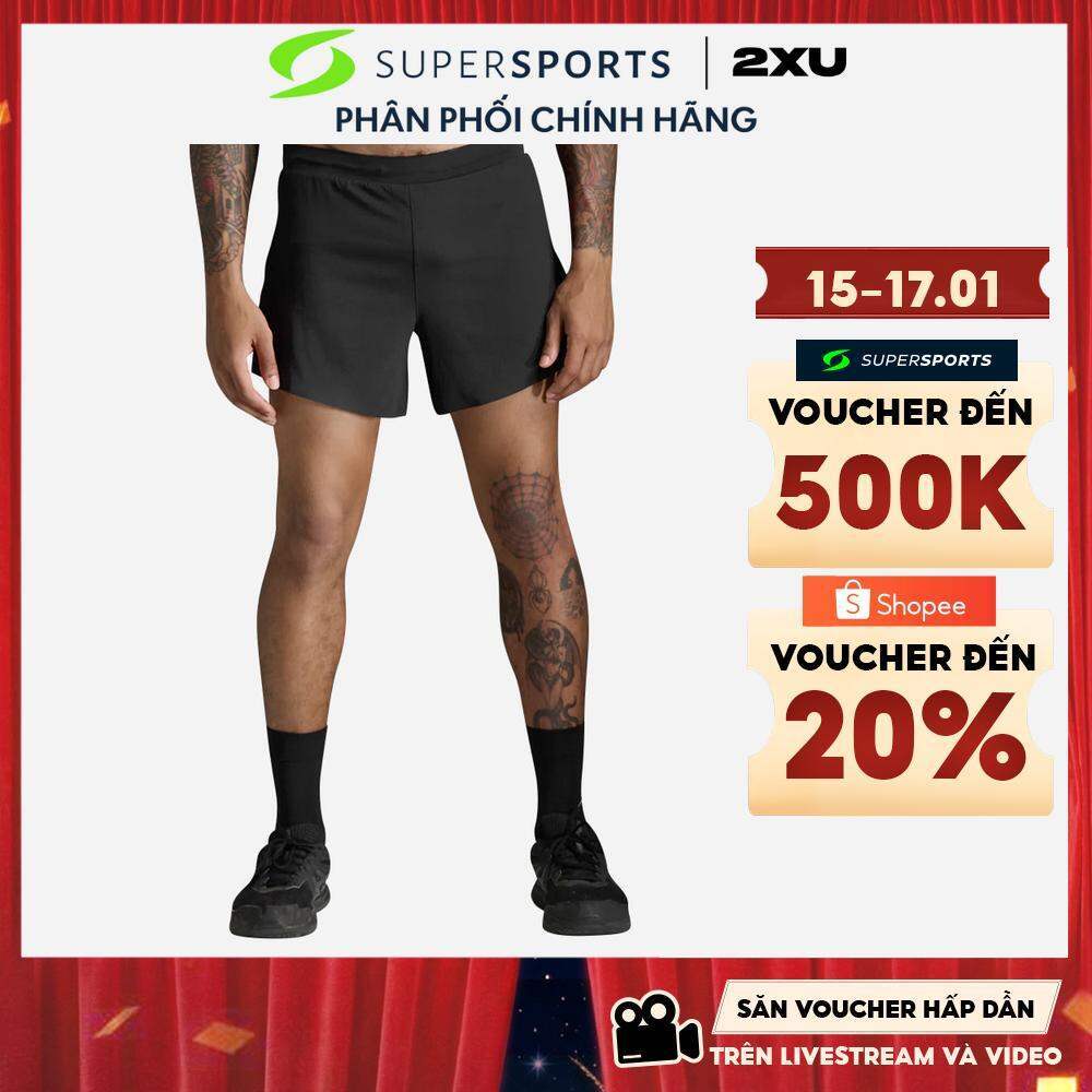 Quần Ngắn Nam 2Xu Light Speed Stash 5 Inch - Đen - MR6951b-BLK/BRF
