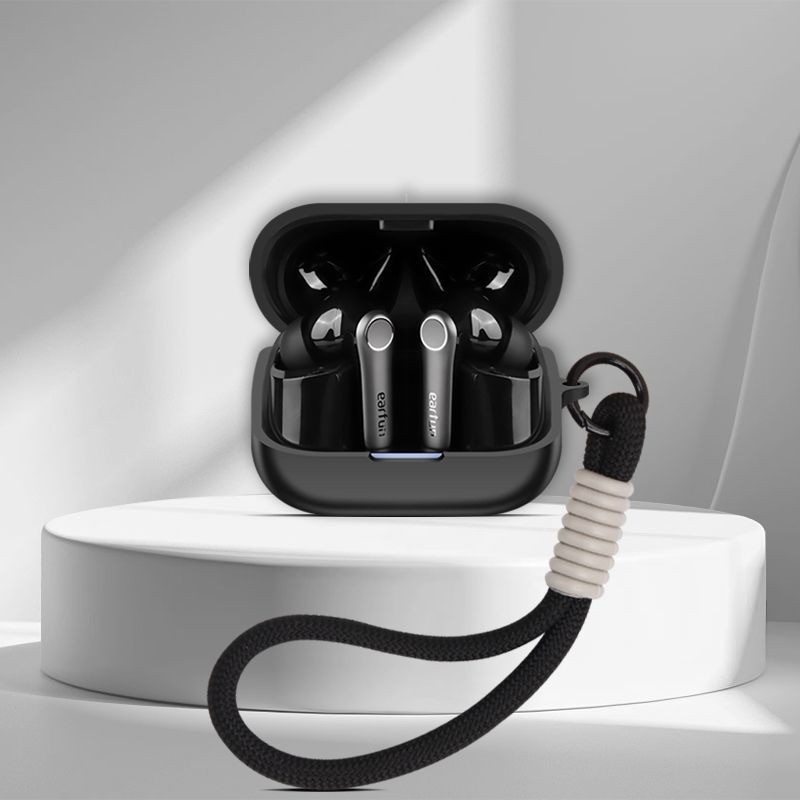 Ốp lưng cho EarFun Air Pro 4 +, Vỏ tai nghe silicon lỏng cho EarFun Air Pro 4 Plus