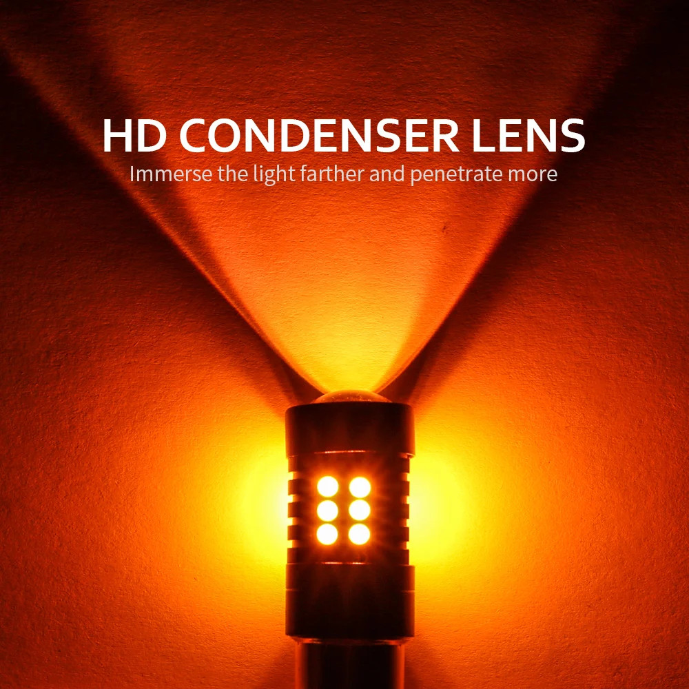 2 Bóng Đèn Led Canbus Không Lỗi 1156 BA15S P21W 1157 BAY15D 21W 1156 BAU15S 3030 21SMD Cho Đèn Phanh