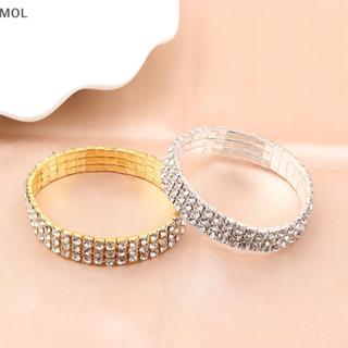 [MOL] Bộ trang sức cô dâu 4 cái/bộ Vòng Cổ Vòng tay nhẫn bông tai Bộ trang sức sang trọng tuyệt đẹp