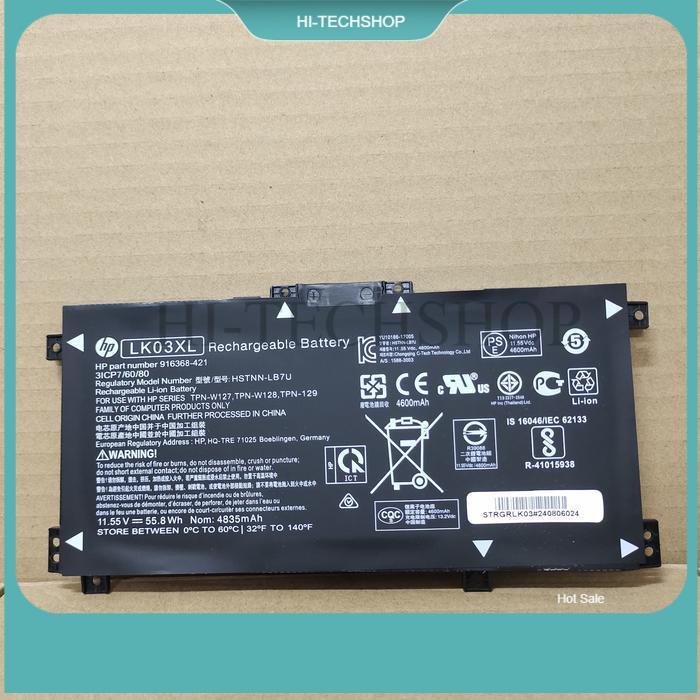 ⭐ ⭐[ZIN] Pin laptop H----P Envy  HSTNN-LB7U 916368-421 LK03XL