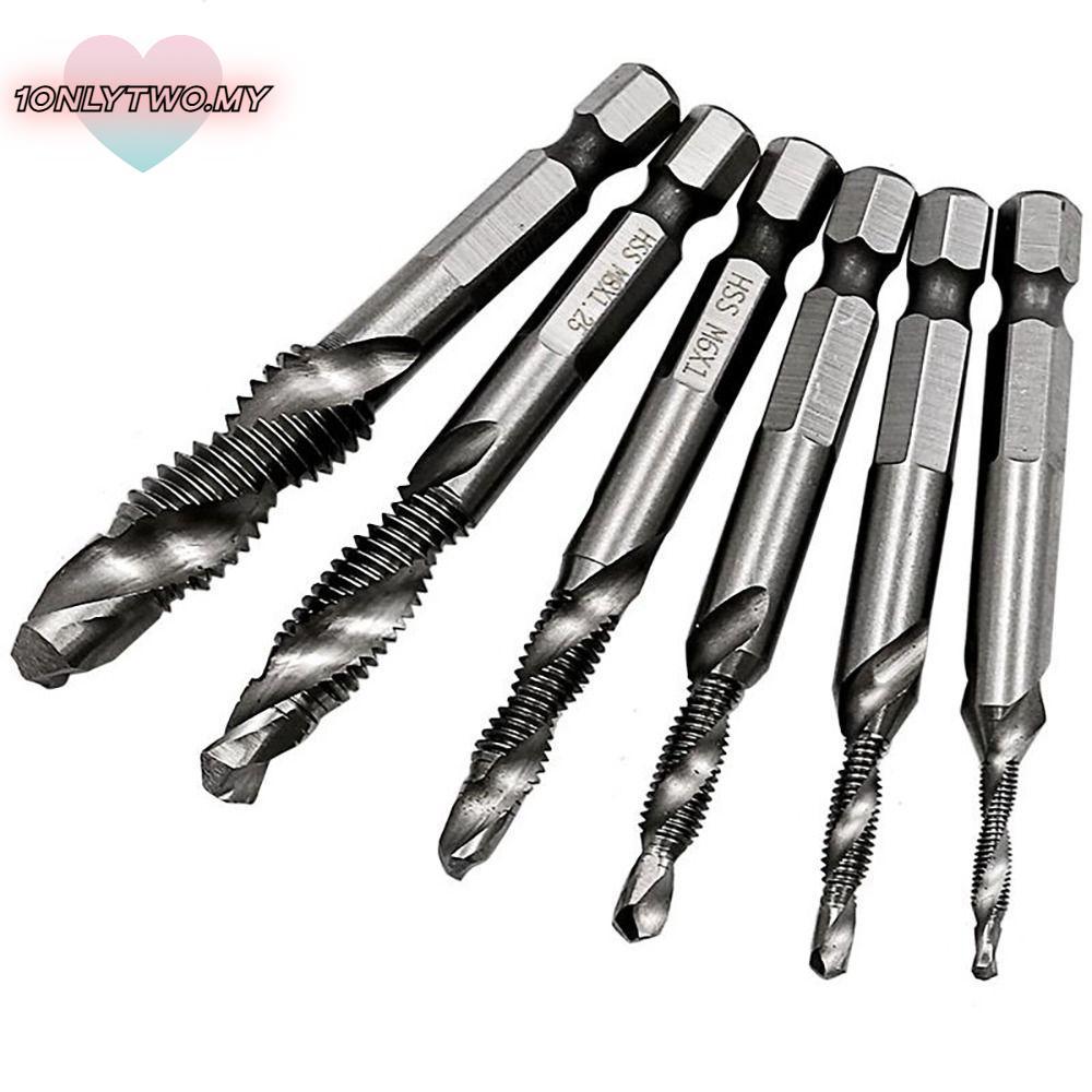1ONLYTWO Hex Shank Tap Drill Bits Dụng cụ khoan Dụng cụ cầm tay Hợp chất Tap Shank Tap Drill Bits