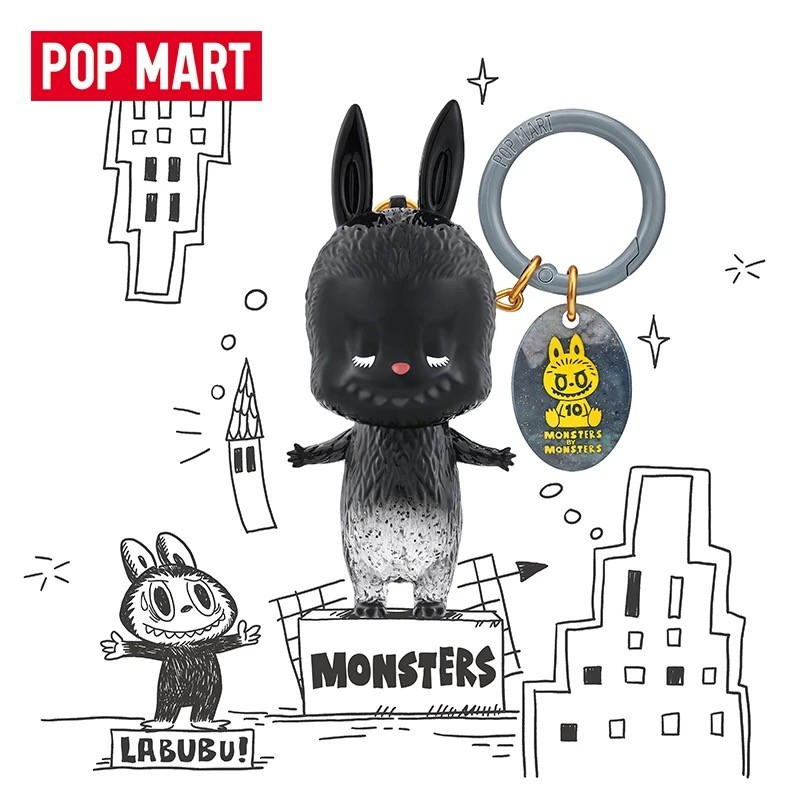 POPMART POPMART THE MONSTERS 10th Anniversary Series Hình Hộp Bí Ẩn Trang Trí Quà Tặng