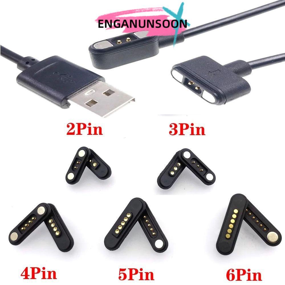 Đầu nối từ tính ENGANUNSOON Pogopin, Đầu nối Pin Pogo từ tính 2Pin 3Pin 4Pin 5Pin DC, Khoảng cách dò