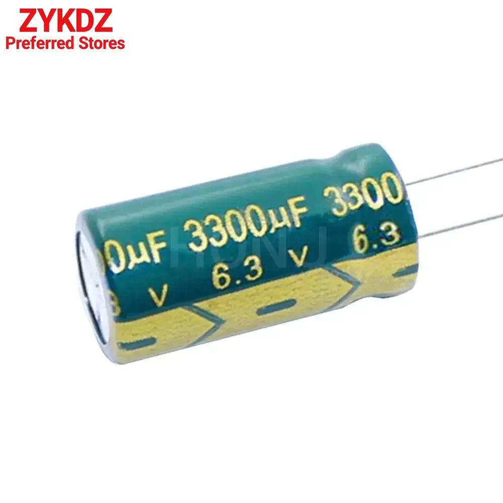 10 Chiếc 6.3V 3300uf 10x20MM Nhôm Điện Phân Tụ 6.3v3300uf 3300uf 6.3V