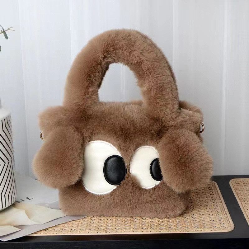 Plus Plus Plush Big Eye Puppy Bag Túi xách dễ thương phù hợp