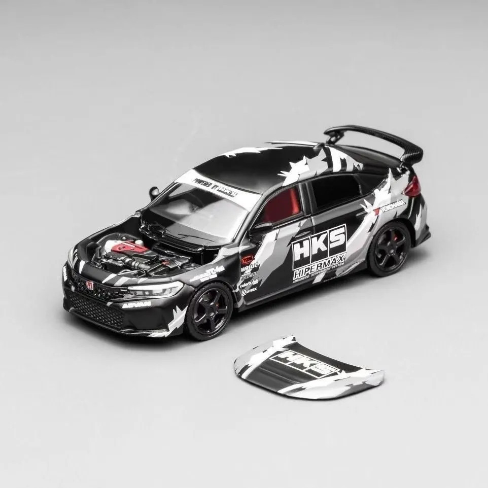 MH 1 / 64 Honda Civic Type R FL5 HKS Hợp Kim Diecast Xe Mô Hình Đồ Chơi Quà Tặng Sinh Nhật
