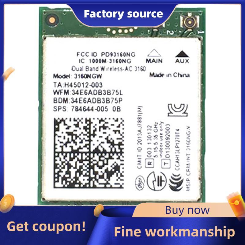 AC3160NGW Card mạng không dây Bộ chuyển đổi Wifi BT 4.0 Băng tần kép đặc biệt cho 04X6034 Y40 Y50 G4