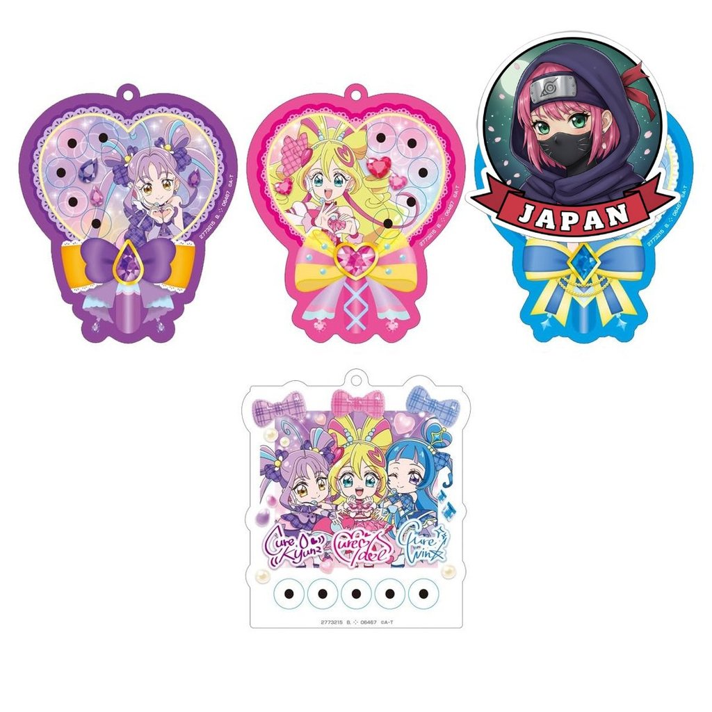 BANDAI Kimi to Idol PreCure♪ Pachi Pachi PreCure Deco Name Hộp 12 mảnh (Đồ chơi kẹo) Shipped from Ja