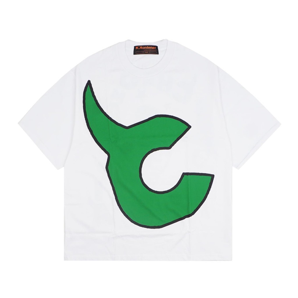 Kkontener Chromakopia Oversize T-Shirt Katun Putih