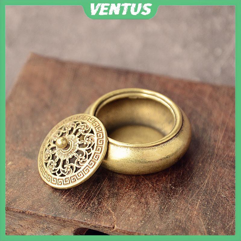 VENTUS Đồng Nhà Thơ Sen Jiuding Hương Rỗng Hương Mini Lư Hương VENTUS