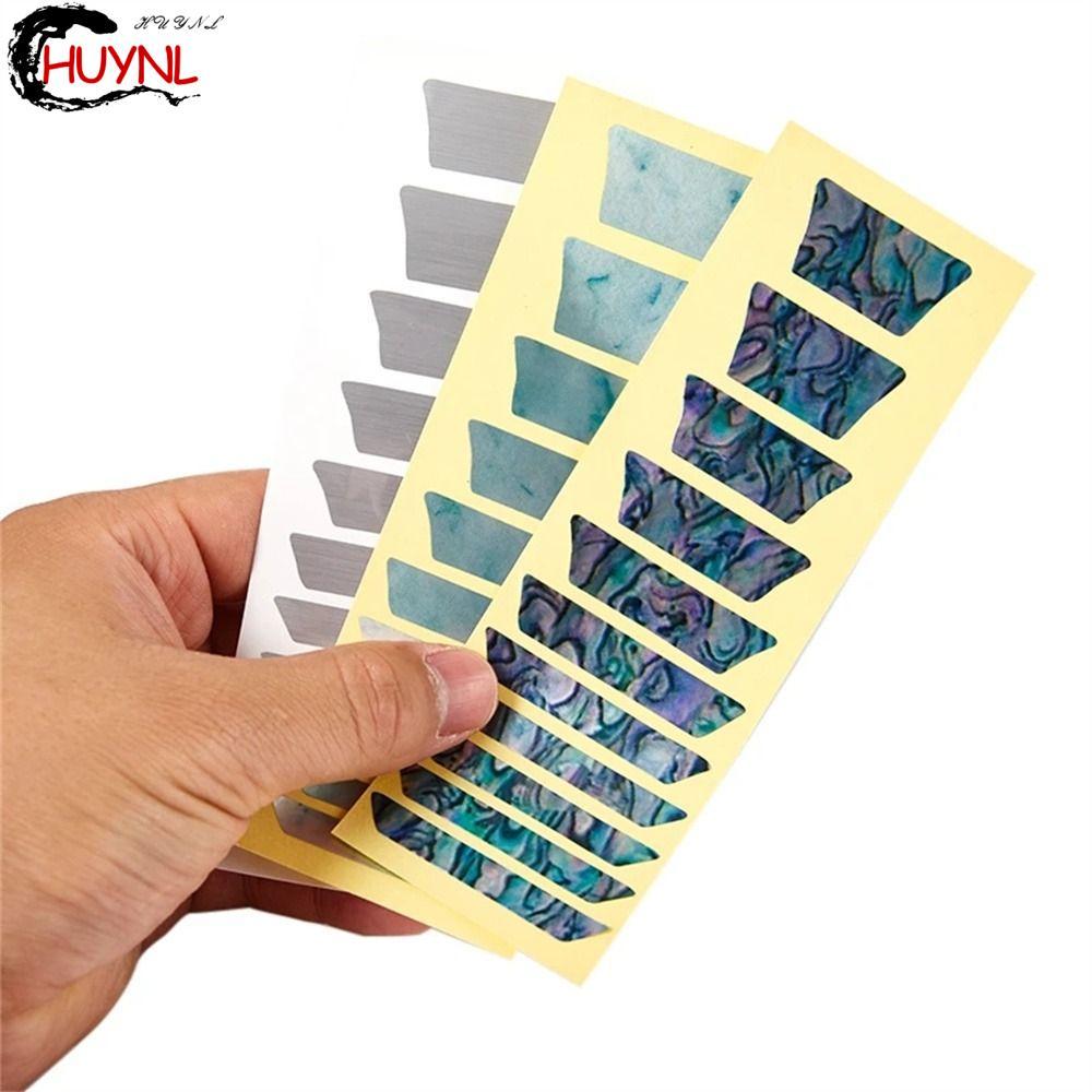 RENDZ Cross Inlay Đề Can Nhạc Cụ Siêu Mỏng Guitar Inlay Miếng Dán Acoustic Guitar Điện Bass Fretboar