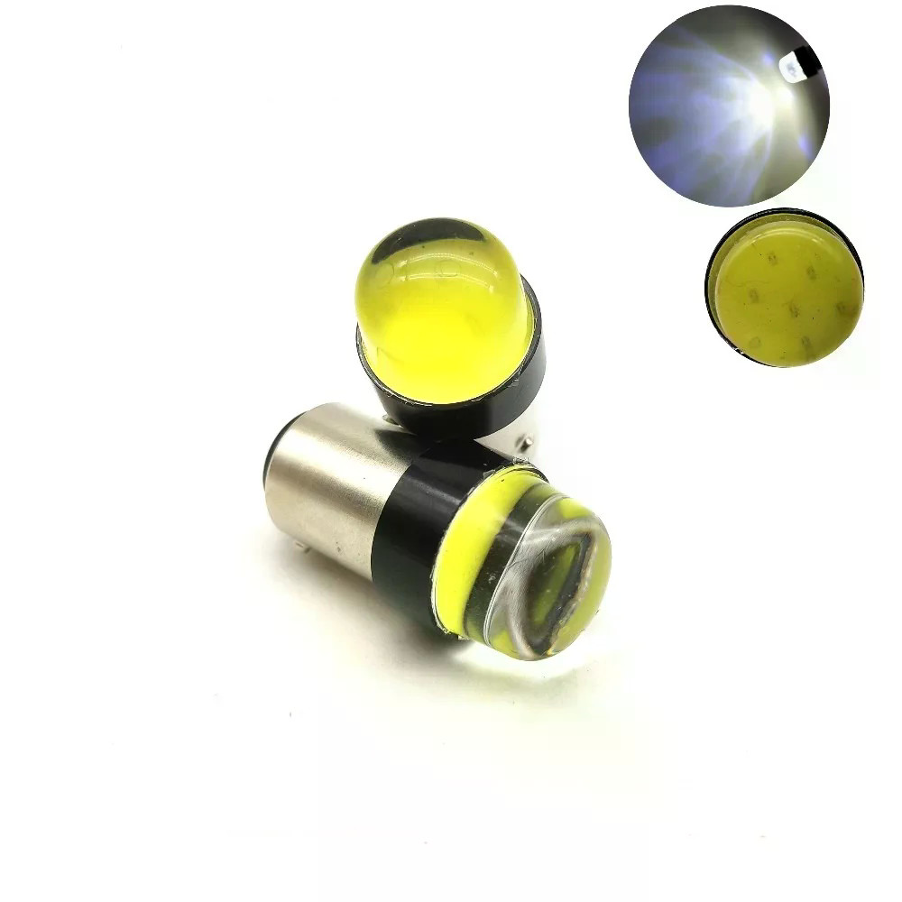 30 Chiếc Xe Máy Silicon Nhấp Nháy 1156 BA15S 1157 BA15D COB Đèn Phanh Đèn Hậu Xe Tín Hiệu Đèn LED DC