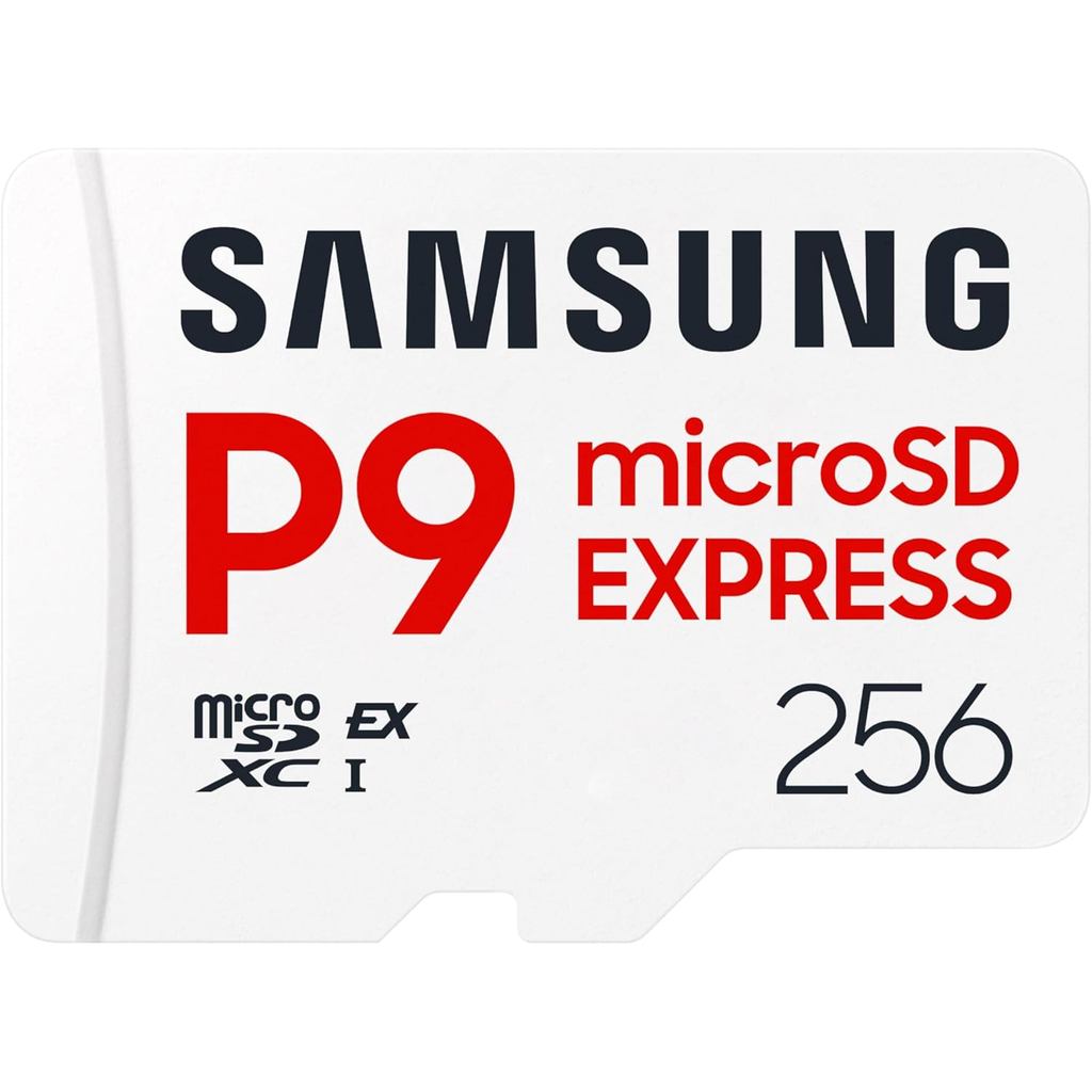 Thẻ nhớ Samsung P9 Express microSD Express, Thẻ nhớ microSDXC 256GB, Lên tới 800 MB / giây, cho Nint