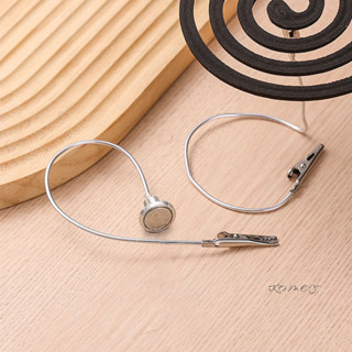 Kẹp cuộn nhang muỗi hai đầu đa chức năng bằng thép không gỉ kiểu kẹp cá sấu