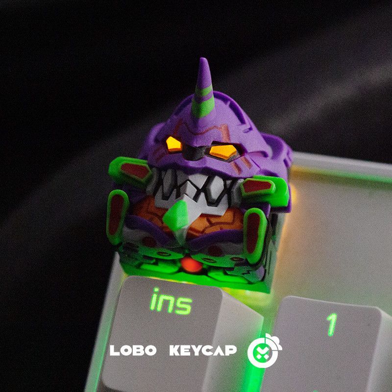 Neon Genesis Evangelion eva Asuka Keycap Độc Đáo Keycap Máy Đầu Tiên Đơn Độc Đáo Nhựa ESC Keycap